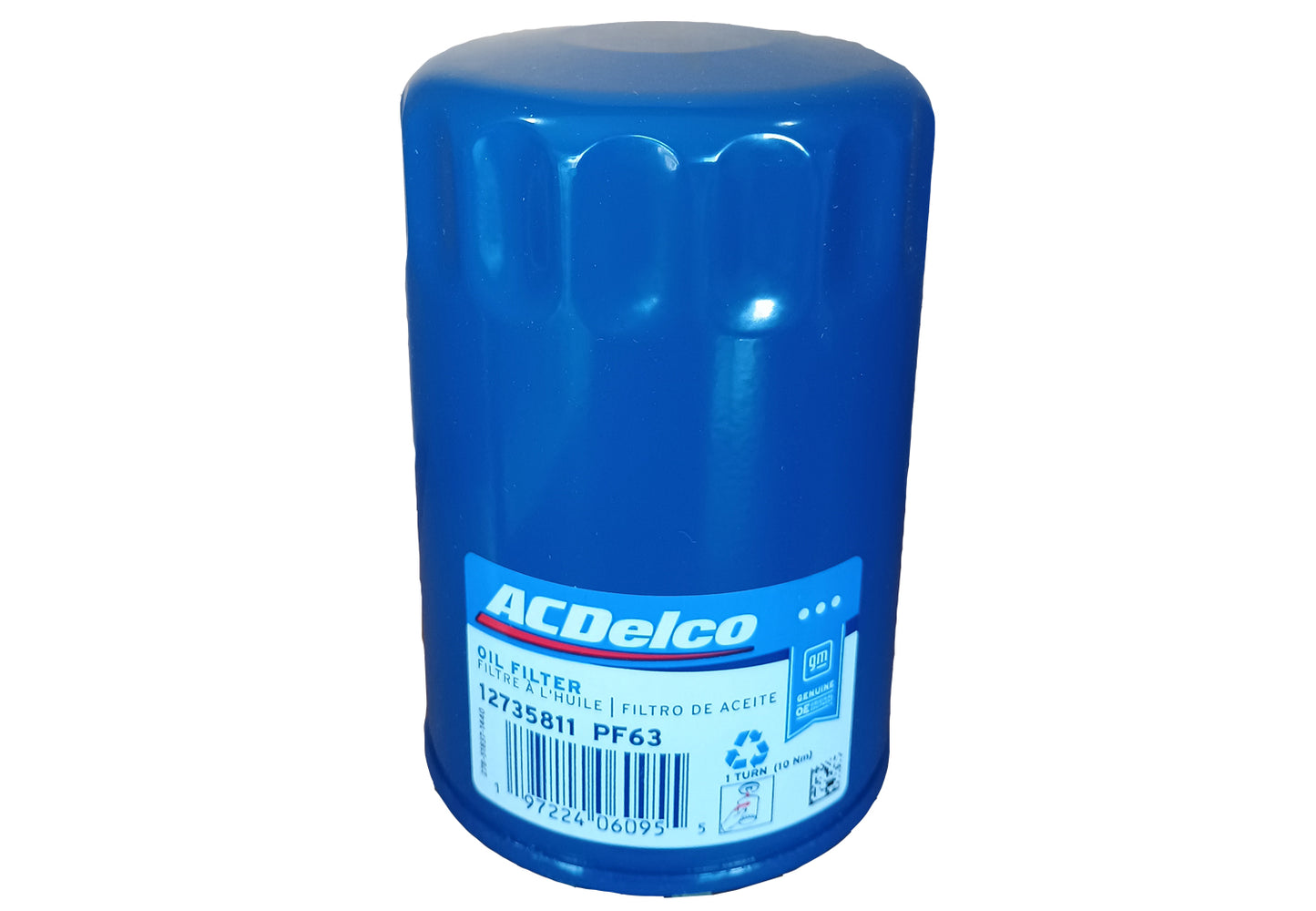 12735811 ACDelco Engine Oil Filter, 2014-2025 Chevrolet Silverado, GMC Sierra Truck Gas Engine