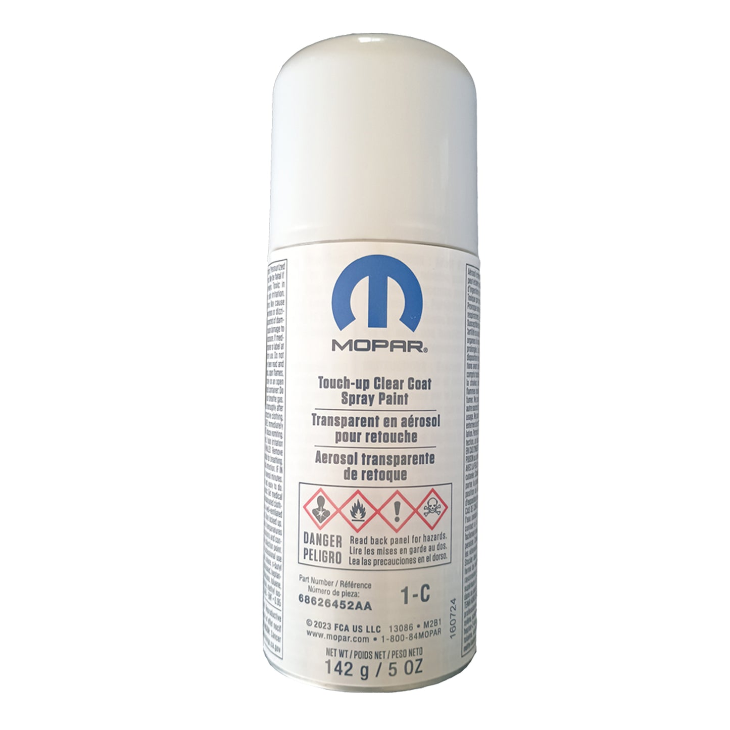 68626452AA Mopar OE Top Coat Clear Spray Paint, 5 oz, Chrysler, Dodge, Jeep, Ram