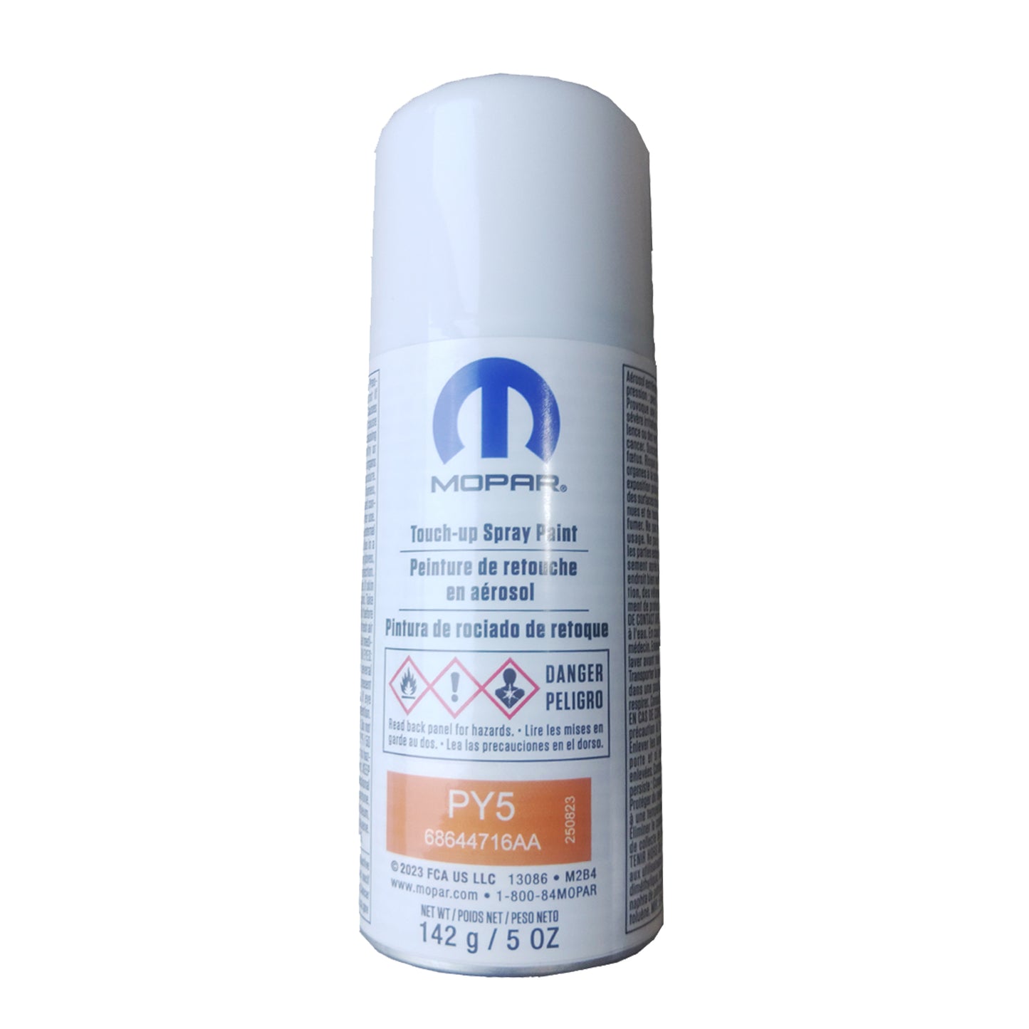 68644716AA Mopar OE Touch-Up Spray Paint, 5 oz, Jeep 2020-2025 Gladiator JT, 2016-2025 Wrangler JL Nacho PY5