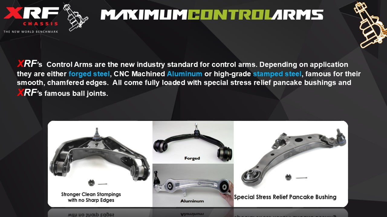 Maximum_Control_Arms XRF Maximum Series Front Lower Control Arm, Jeep 2020-2025 Gladiator JT, 2018-2025 Wrangler JL