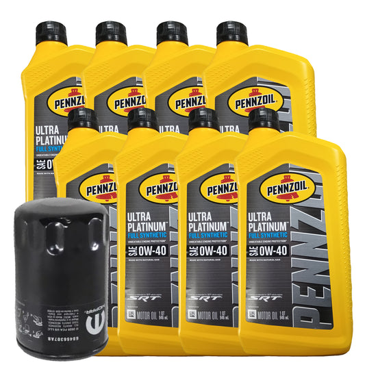 OCK30HO Penzoil Ultra Platinum OE Full Synthetic 0W-40 Oil Change Kit, 2025-2026 Dodge Ram 1500, 3.0L I6 Hurricane High Output