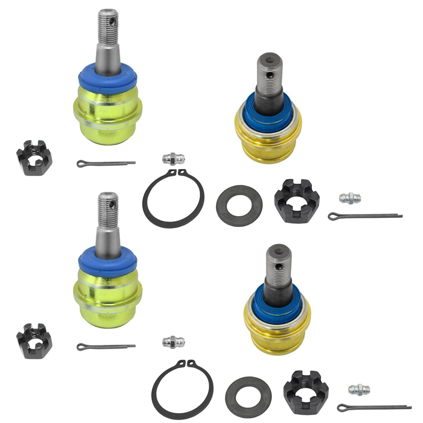 XRF Titanium Series Upper and Lower Ball Joints, 2007-2018 Wrangler JK