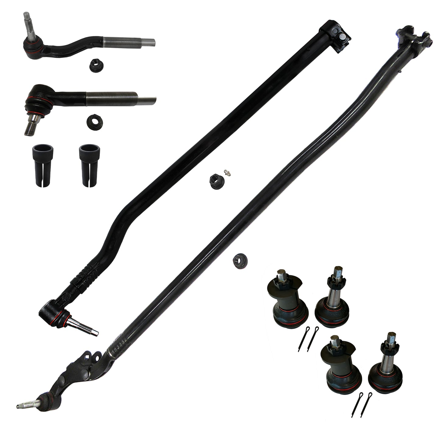 XRF Platinum Series Front End Kit, Jeep 2020-2025 Gladiator JT, 2018-2025 Wrangler JL