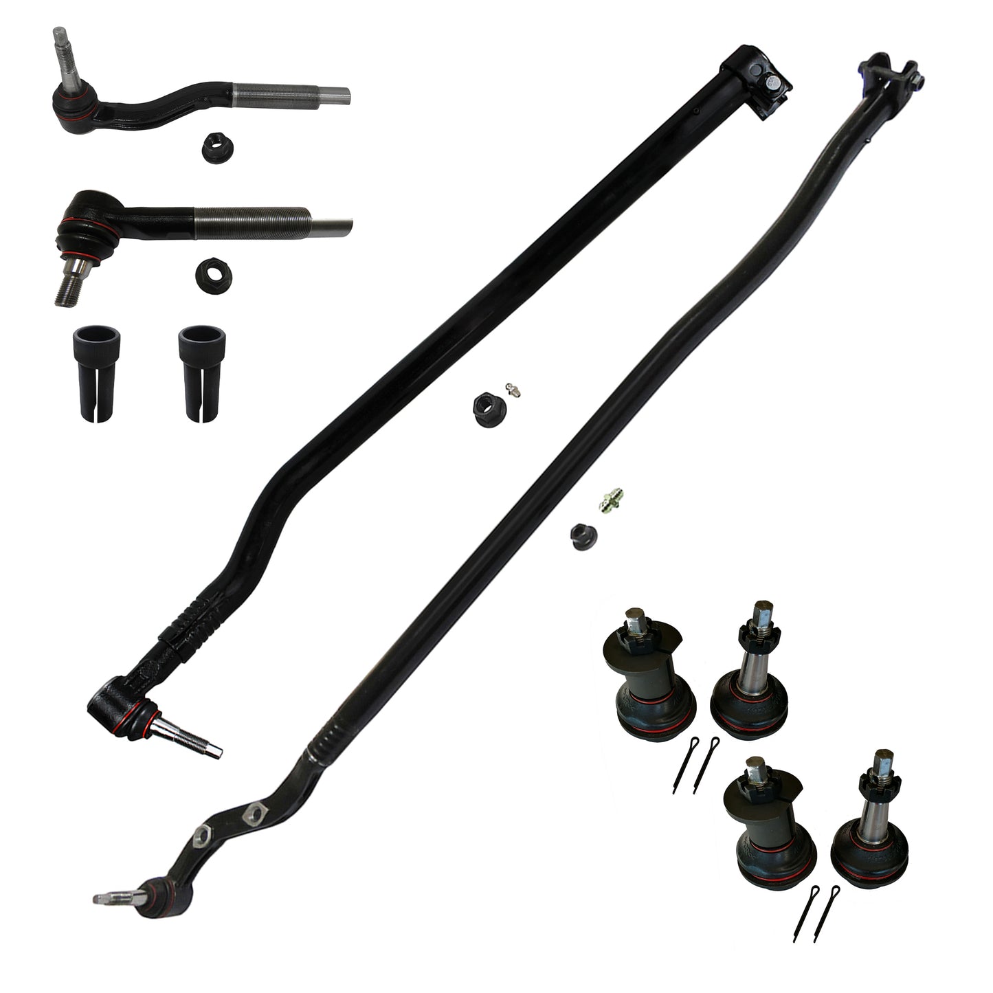 XRF Platinum Series Front End Kit, Jeep 2020-2025 Gladiator JT, 2018-2025 Wrangler JL