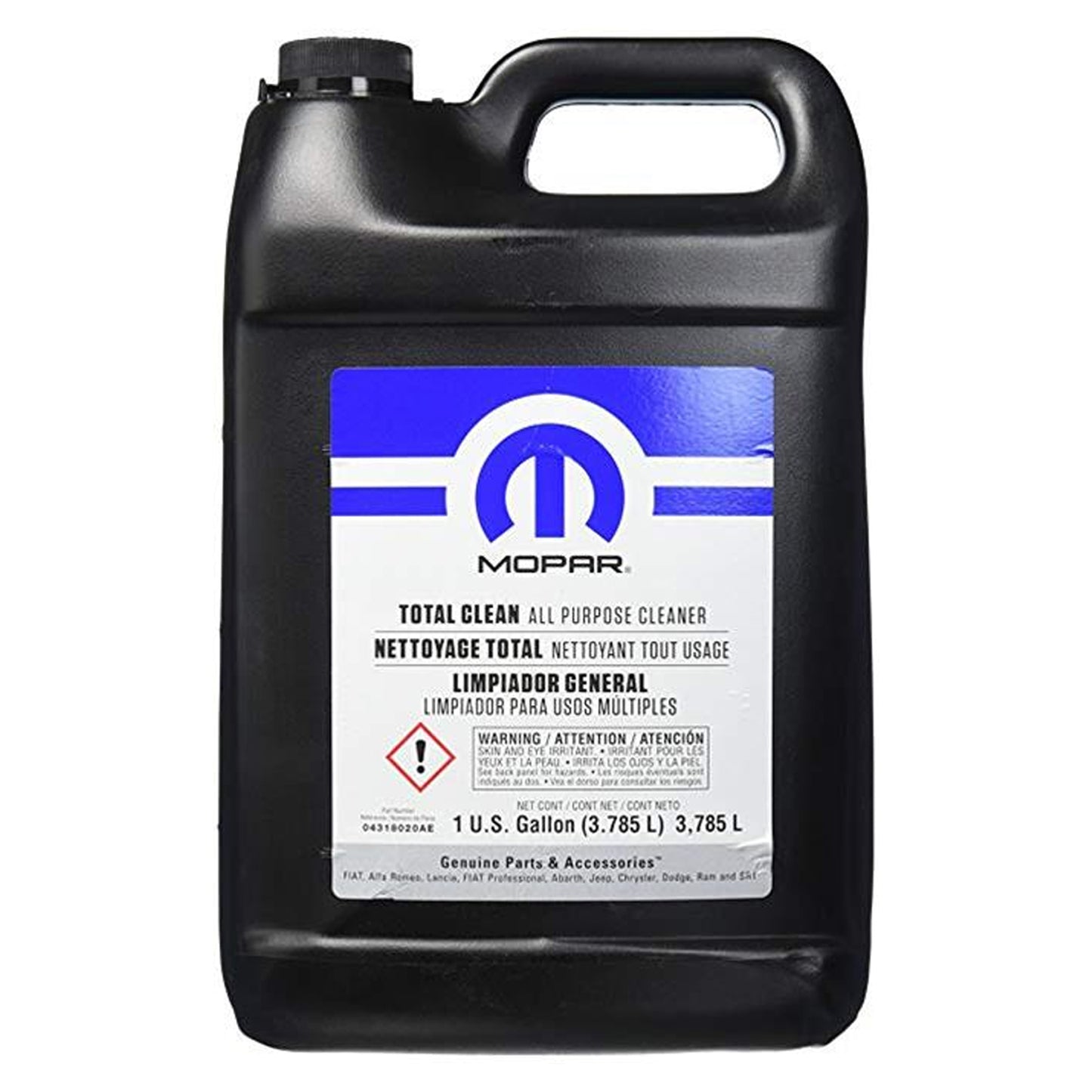 04318020AE 4897840AD 4318020AE Mopar OE Total Clean, 2011-2024 Jeep 1 Gallon Bottle