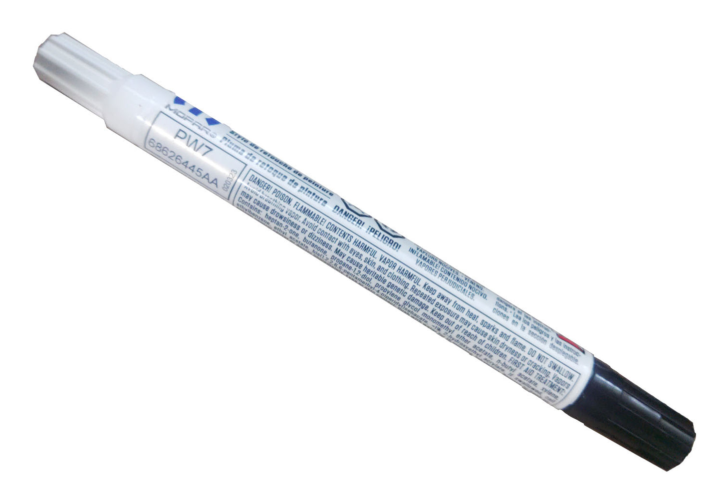 68626445AA Mopar Touch-Up Paint Pen, Jeep 2020-2025 Gladiator JT, 2016-2025 Wrangler JL Bright White PW7