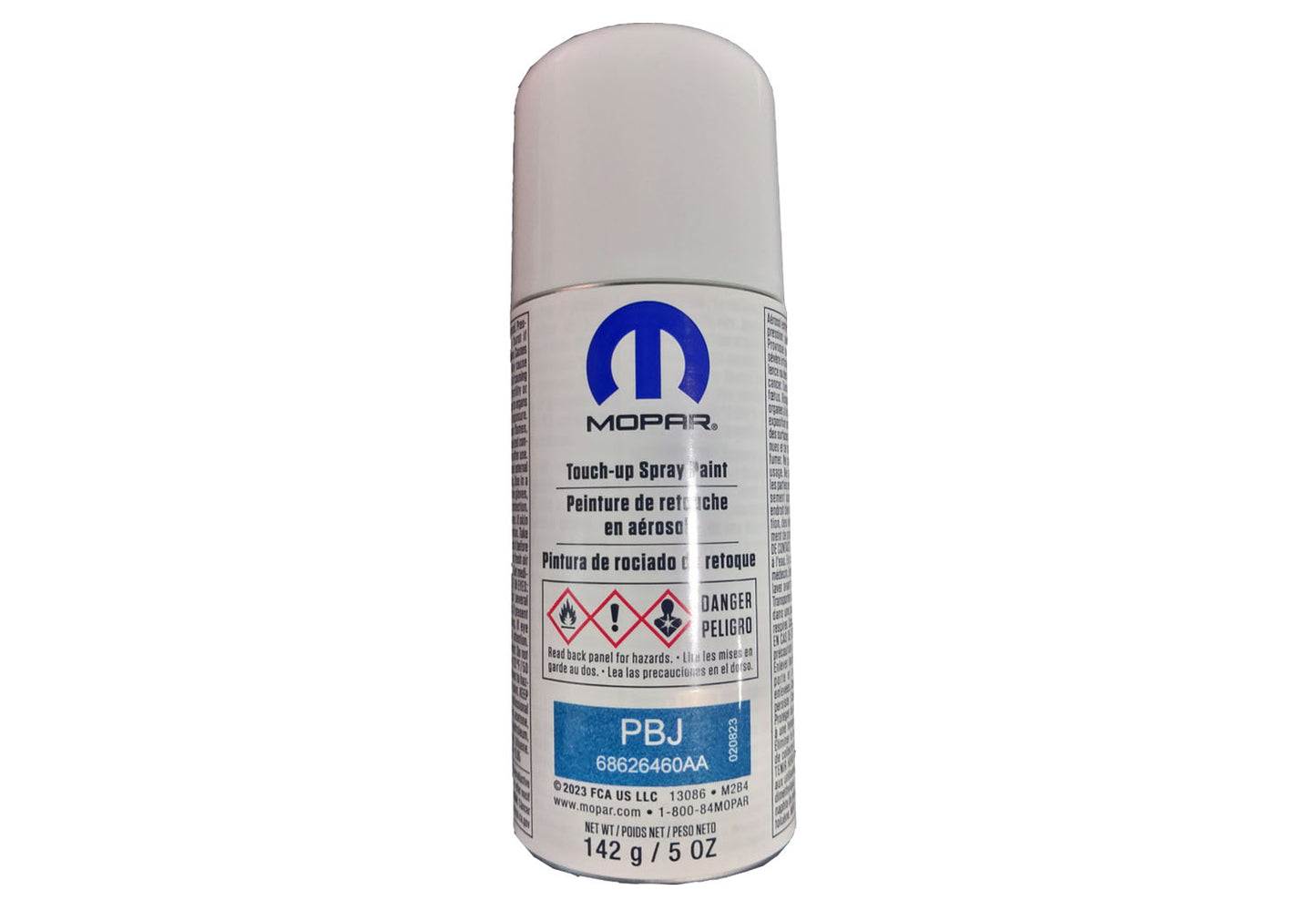 68626460AA Mopar OE Touch-Up Spray Paint, 5 oz, Jeep 2020-2024 Gladiator JT, 2016-2024 Wrangler JL (Copy) Hydro Laser Blue PBJ