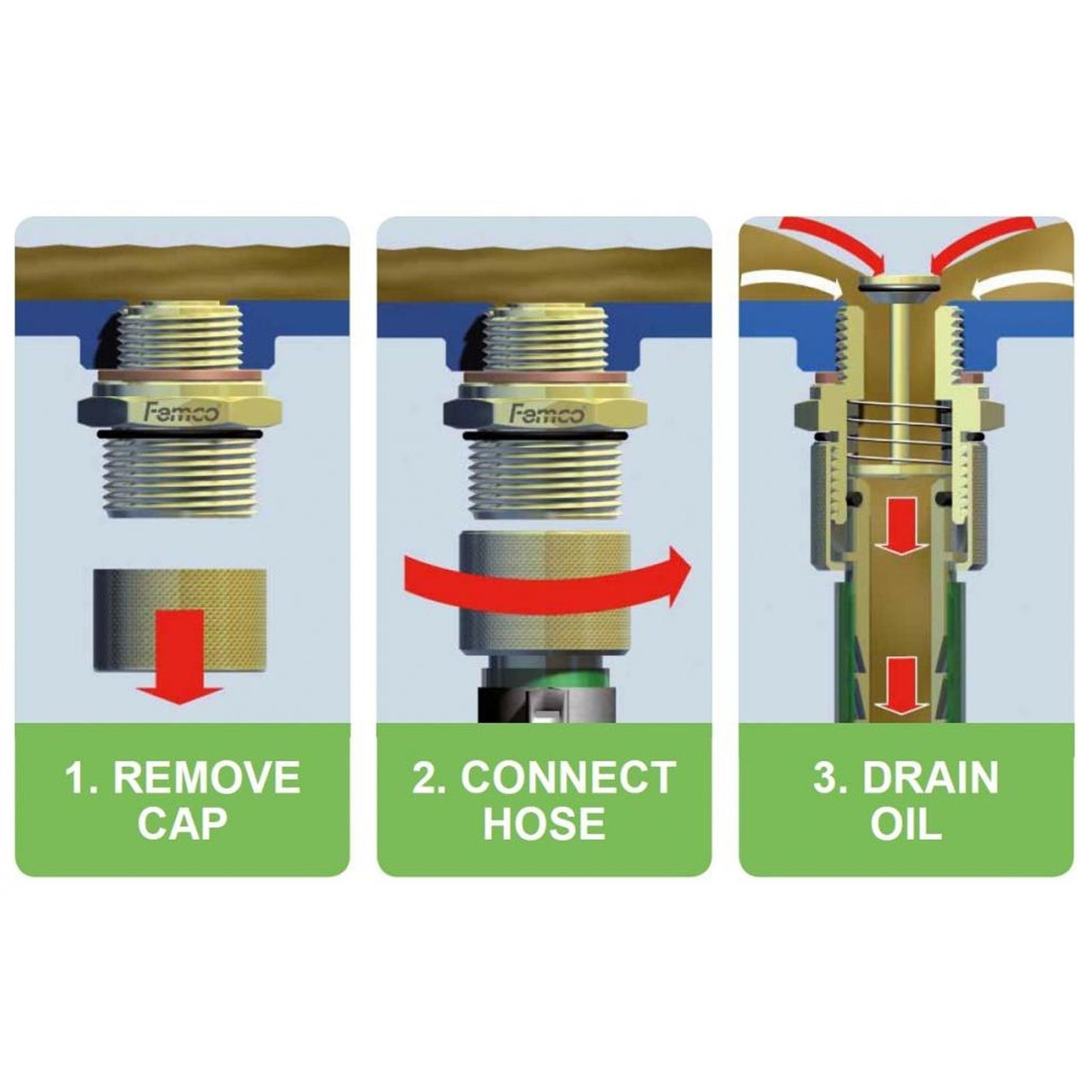 7910155-4_210c2349-f5a7-460b-9d2d-79522ee4a9e3 Compact Oil Drain Plug Set, 2014-2025 Chevy Silverado, GMC Seirra, 1500 Gas Trucks, 6.2L Gas Engine