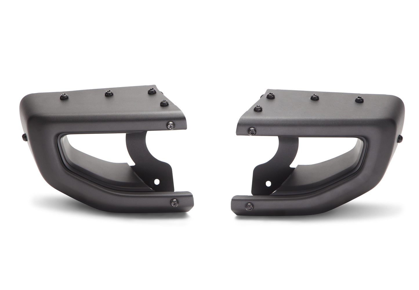82215115AB Mopar OE Front Rubicon Bumper End Caps, Jeep 2020-2023 Gladiator JT, 2018-2023 Wrangler JL