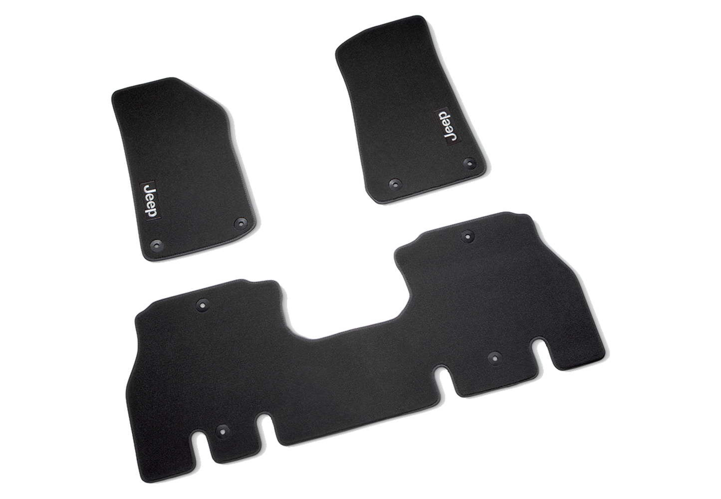 82215200AC Jeep Mopar Premium Carpet Floor Mats, Wrangler 4 Door