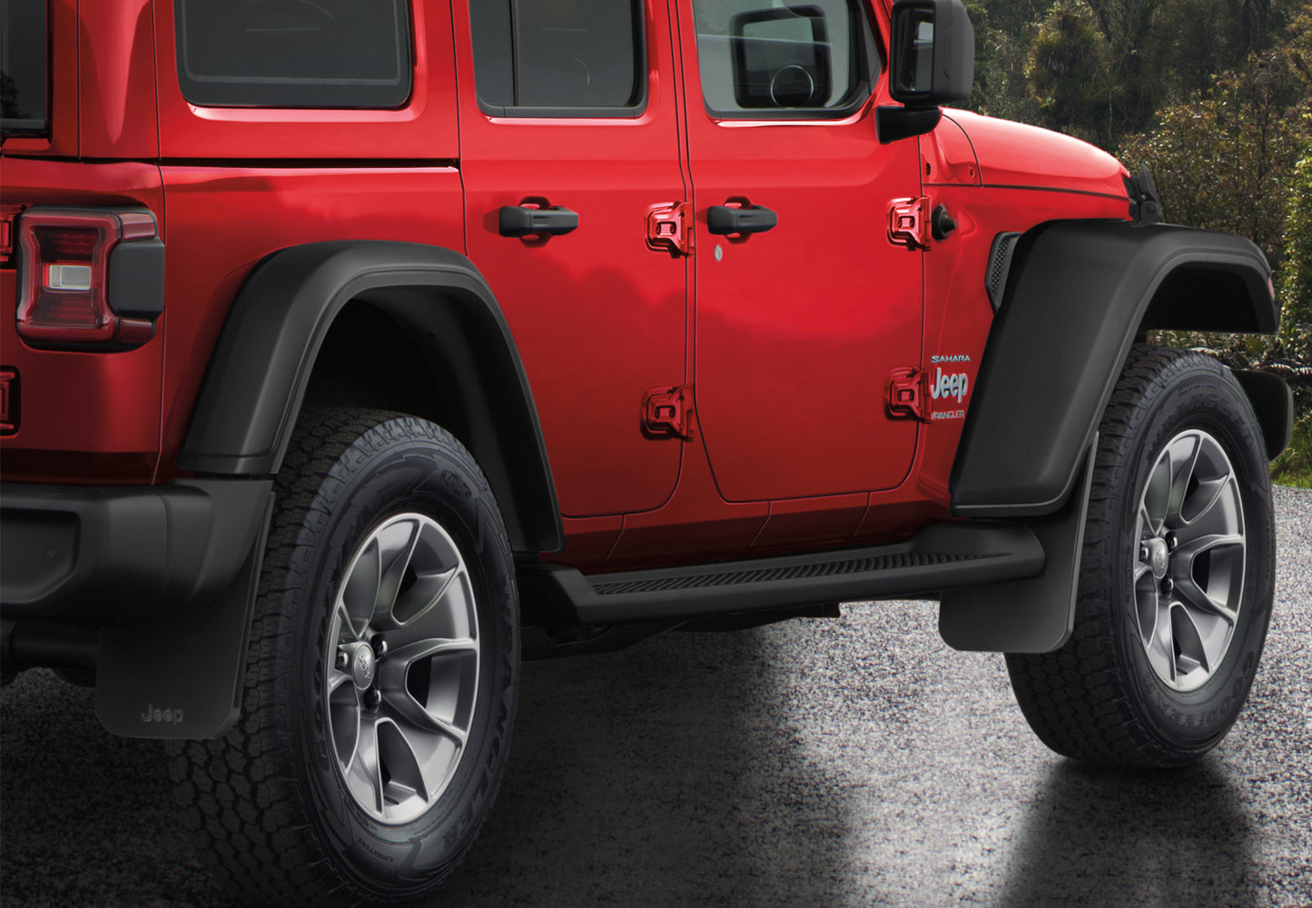 82215332AB Genuine Jeep Molded Splash Guards