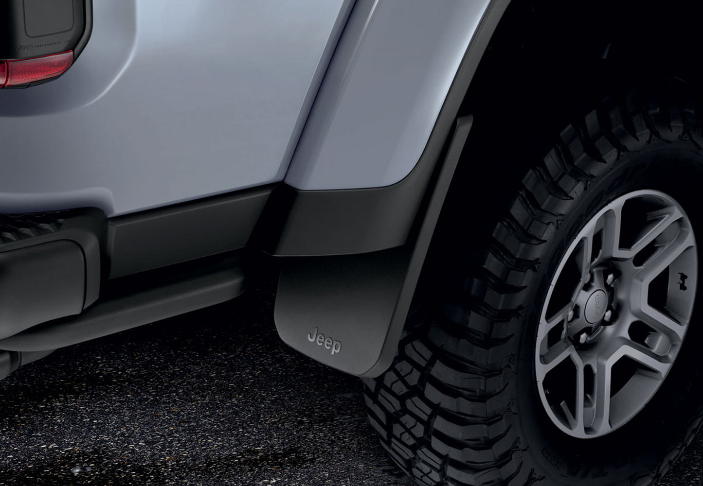 82215611 Jeep Mopar Molded Splash Guards, Rear, Gladiator