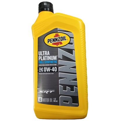 Full Synthetic 0W-40 Oil Change Kit, 2021-2025 Jeep Wrangler JL, 6.4L V8 HEMI