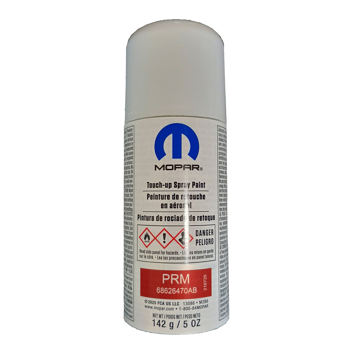 68626470AB Redline Red / 2-Coat Pearl, PRM, Mopar OE Touch-Up Spray Paint, 5 oz, Dodge