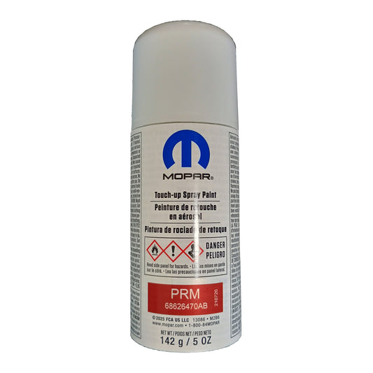 68626470AB Redline Red / 2-Coat Pearl, PRM, Mopar OE Touch-Up Spray Paint, 5 oz, Dodge