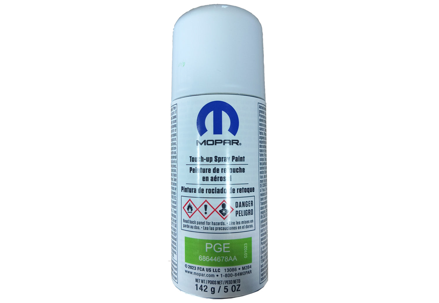 68644678AA Mopar OE Touch-Up Spray Paint, 5 oz, Jeep 2020-2025 Gladiator JT, 2016-2025 Wrangler JL Mojito PGE