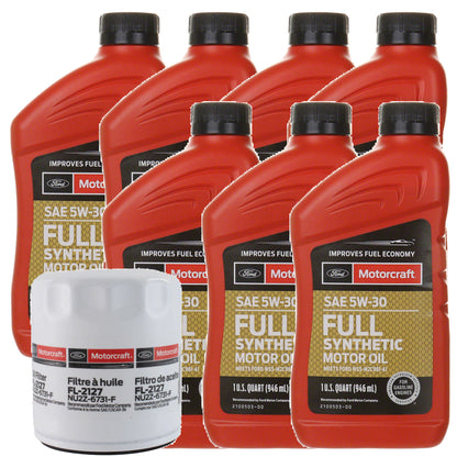 OCK20MF2526 Motorcraft OE 5W-30 Oil Change Kit, 2025-2026 Ford Maverick 2.0L I4 EcoBoost Full Sythetic
