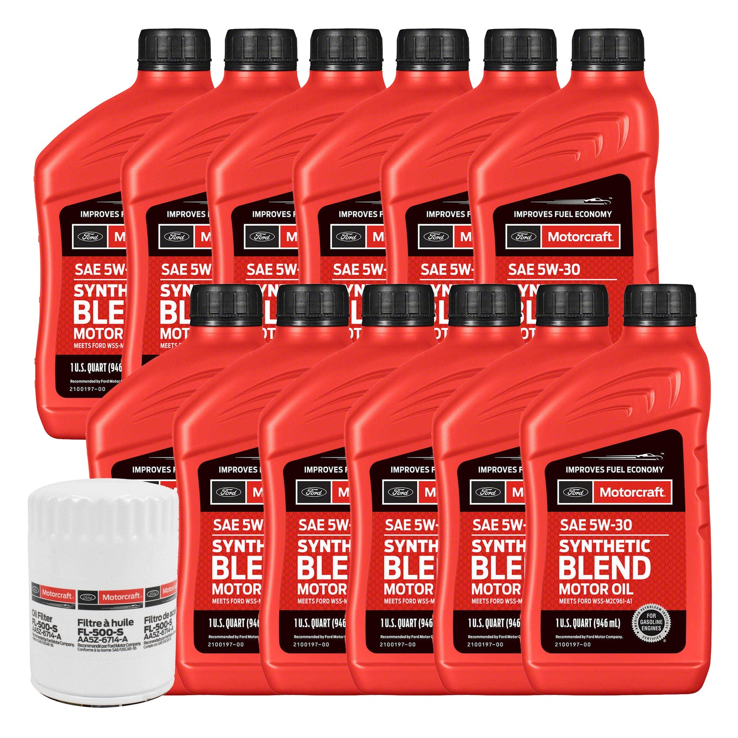 Motorcraft OE 5W-30 Oil Change Kit for 2020-2026 Ford Transit, 3.5L Duratec V6