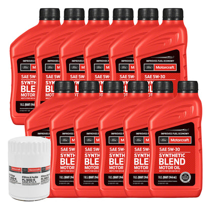 Motorcraft OE 5W-30 Oil Change Kit for 2020-2026 Ford Transit, 3.5L Duratec V6