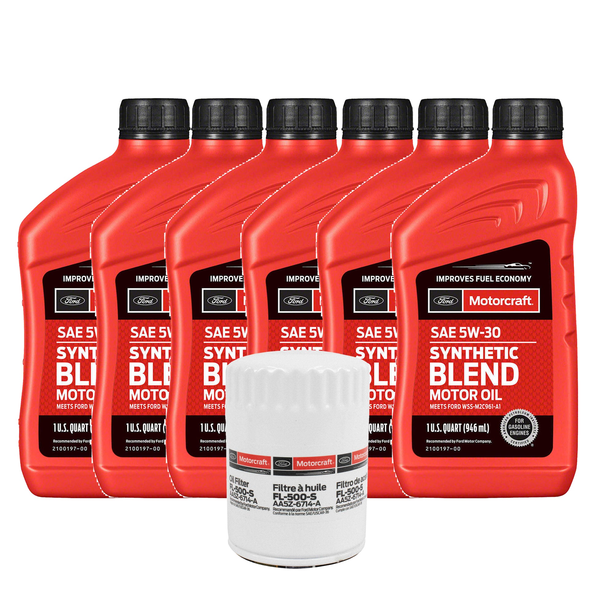 OCK35SB Motorcraft OE 5W-30 Oil Change Kit for 2011-2026 Ford F-150, 3.5L EcoBoost V6 Synthetic Blend