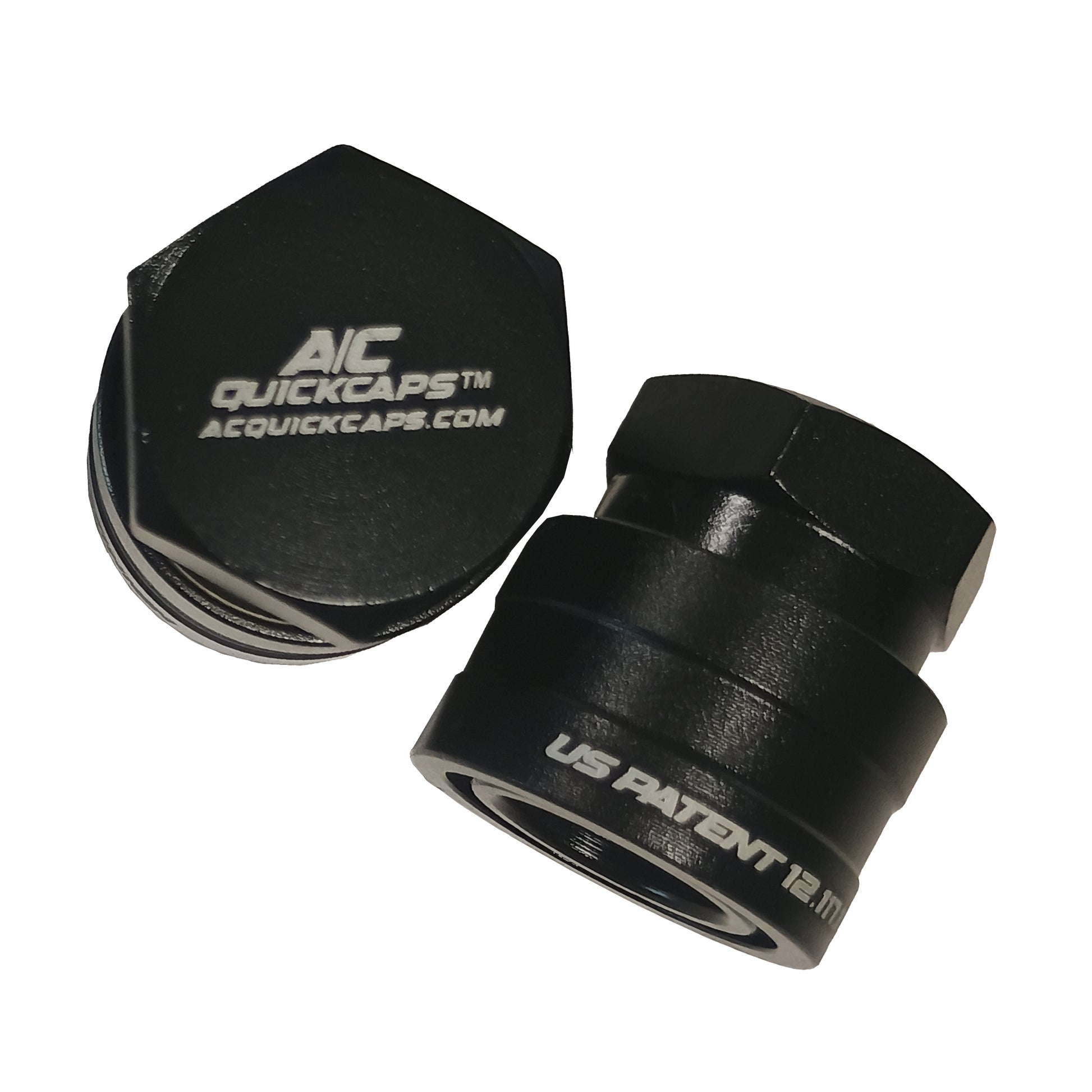 R134A-R1234YF-Black Leak-Proof Air Conditioning A/C Quick Caps for R134A and R1234YF Systems, 2007-2018 Jeep Wrangler JK Black