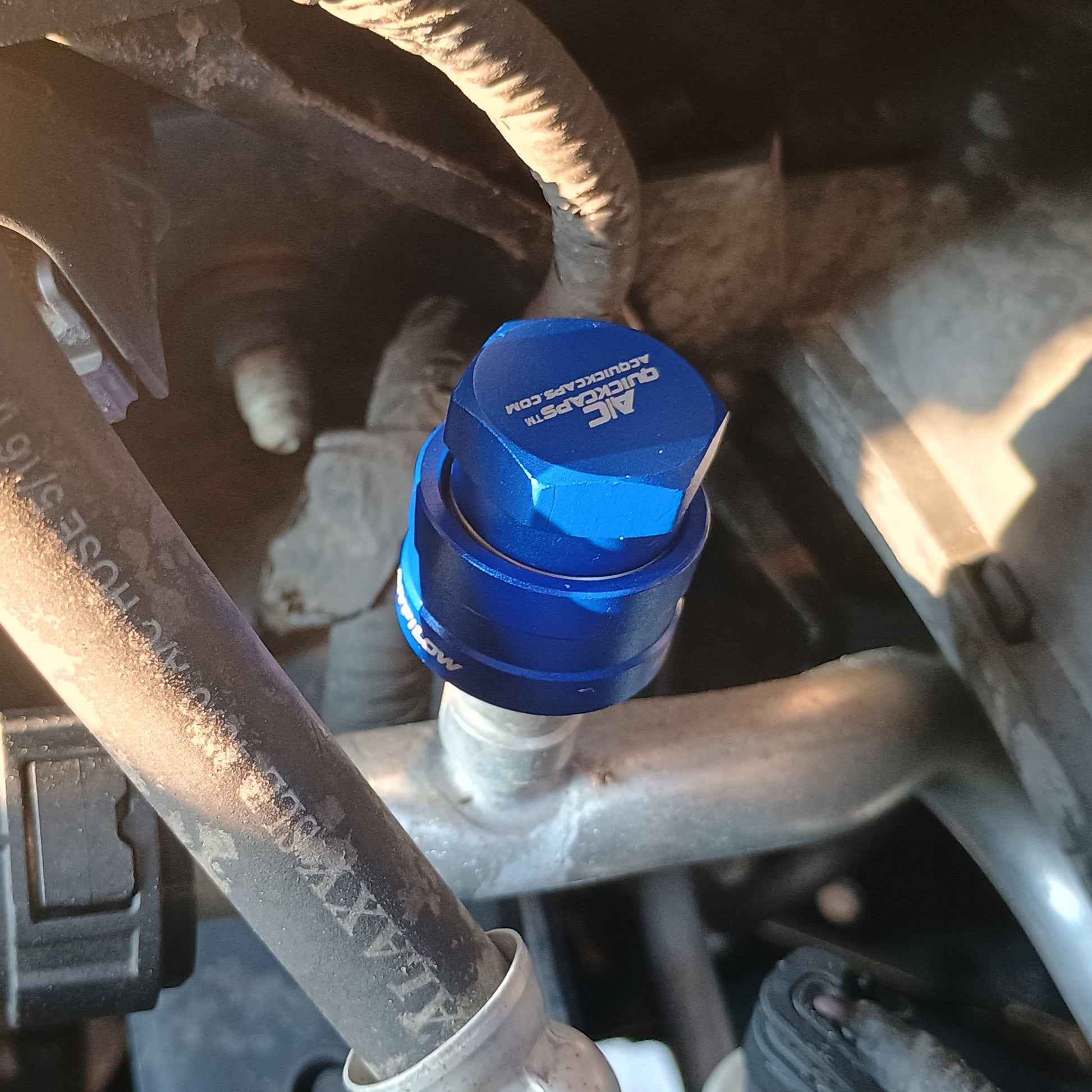 R134A-R1234YF-install Leak-Proof Air Conditioning A/C Quick Caps for R134A and R1234YF Systems, 2019-2026 Dodge Ram 2500/3500