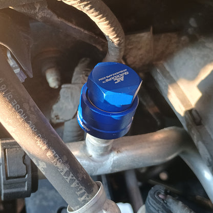 R134A-R1234YF-install Leak-Proof Air Conditioning A/C Quick Caps for R134A and R1234YF Systems, 2019-2026 Dodge Ram 2500/3500