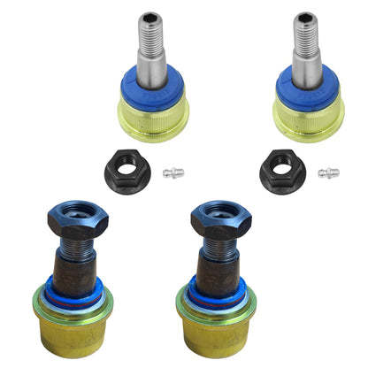 XBJ134P-XBJ636P-2 XRF Titanium Series Upper and Lower Ball Joints for the 2014-2025 Ram 4WD Truck 2500, 2013-2025 3500 (2) Upper and (2) Lower Ball Joints