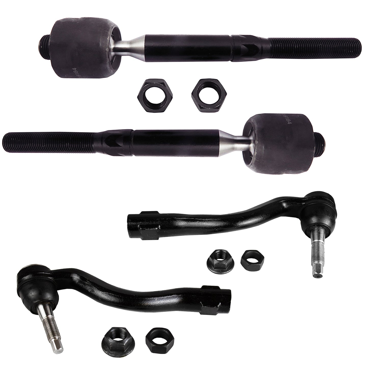 XRF Platinum Series Tie Rod End Kit, 2016-2024 Dodge Durango with Electric Steering