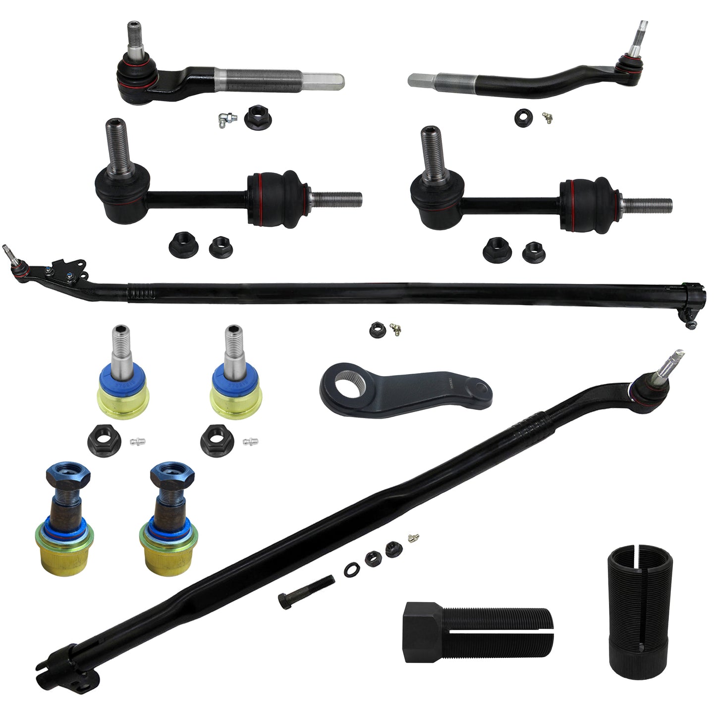 XRF13PCRKIT XRF Front End Kit, 2019-2024 Ram 4WD Truck 2500/3500 13 Piece Front End Kit