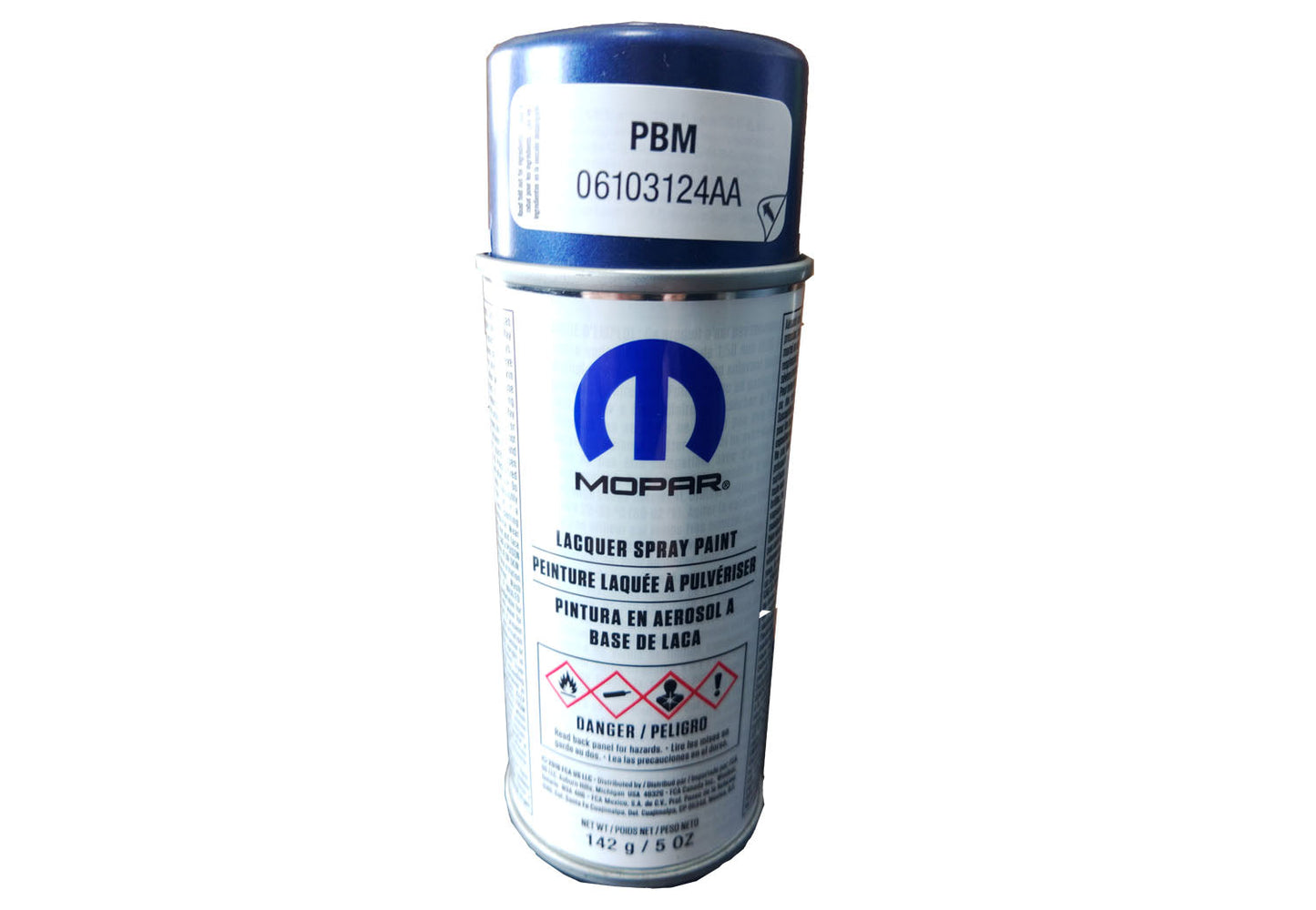 06103124AA_94886f07-e6fa-44a5-8cb2-4487b68648ef Copy of Jeep Mopar Touch-Up Spray Paint, 5 oz, 2020-2022 Gladiator JT, 2016-2022 Wrangler JL Ocean Blue PBM