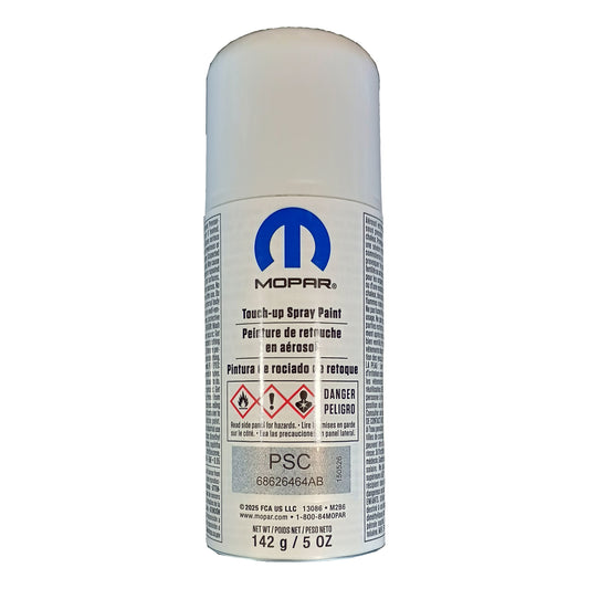 68626464AB Billet Silver Metallic, PSC, Mopar OE Touch-Up Spray Paint, 5 oz, Dodge, Jeep, Ram