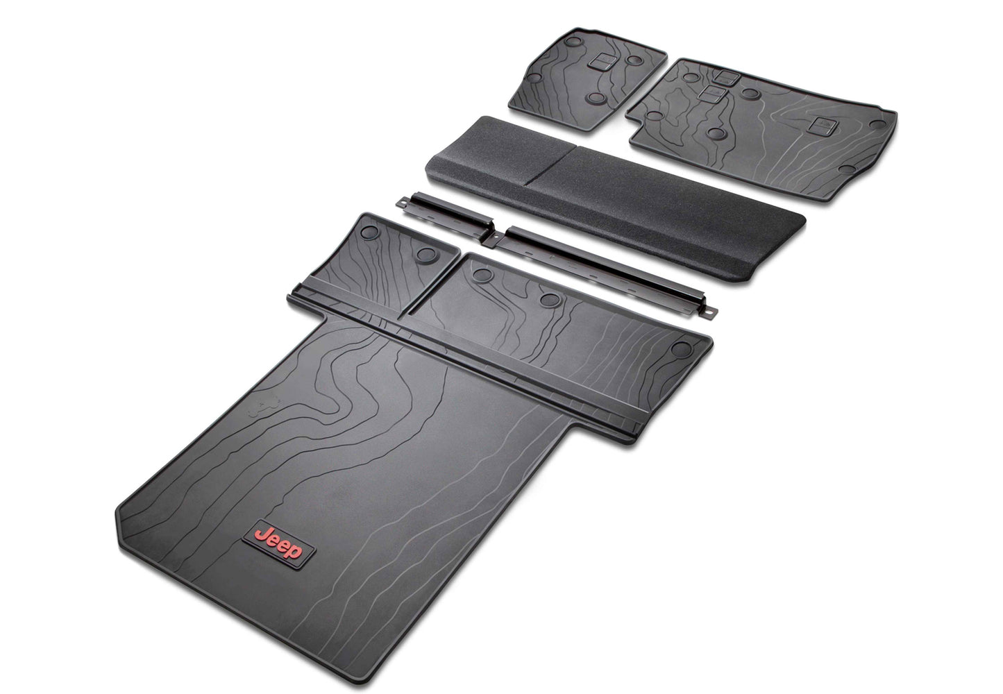 82215656AC Jeep Mopar Molded Cloth Seat Cargo Tray, Wrangler JL