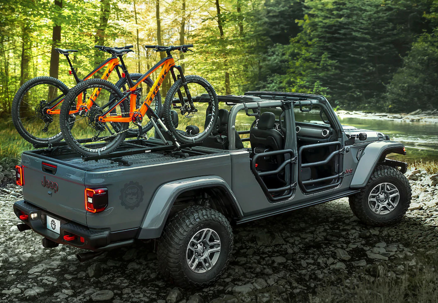 Jeep wrangler cheap roof bike rack